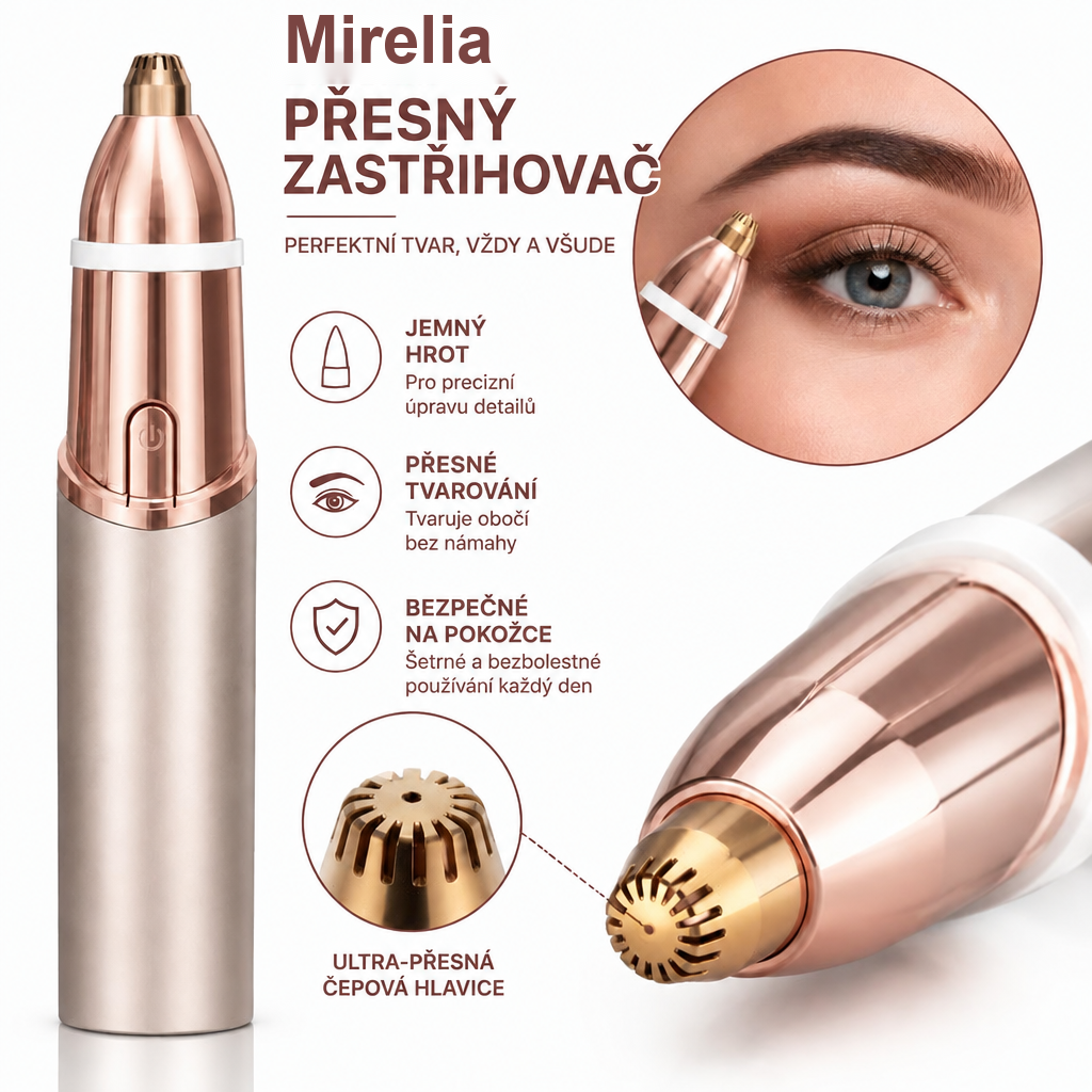 Mirelia OANVA přesný zastřihovač - úprava obočí