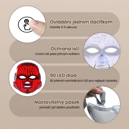 Mirelia™ — LED světelná maska (7 barev)